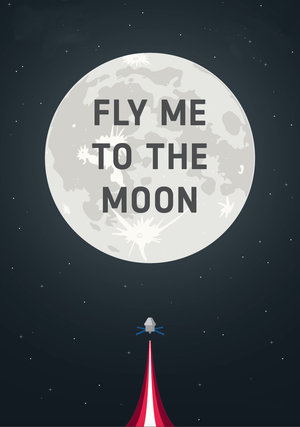Fly me to the Moon poster