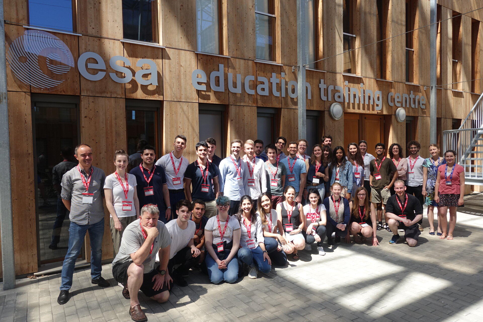 Group picture of the university students 