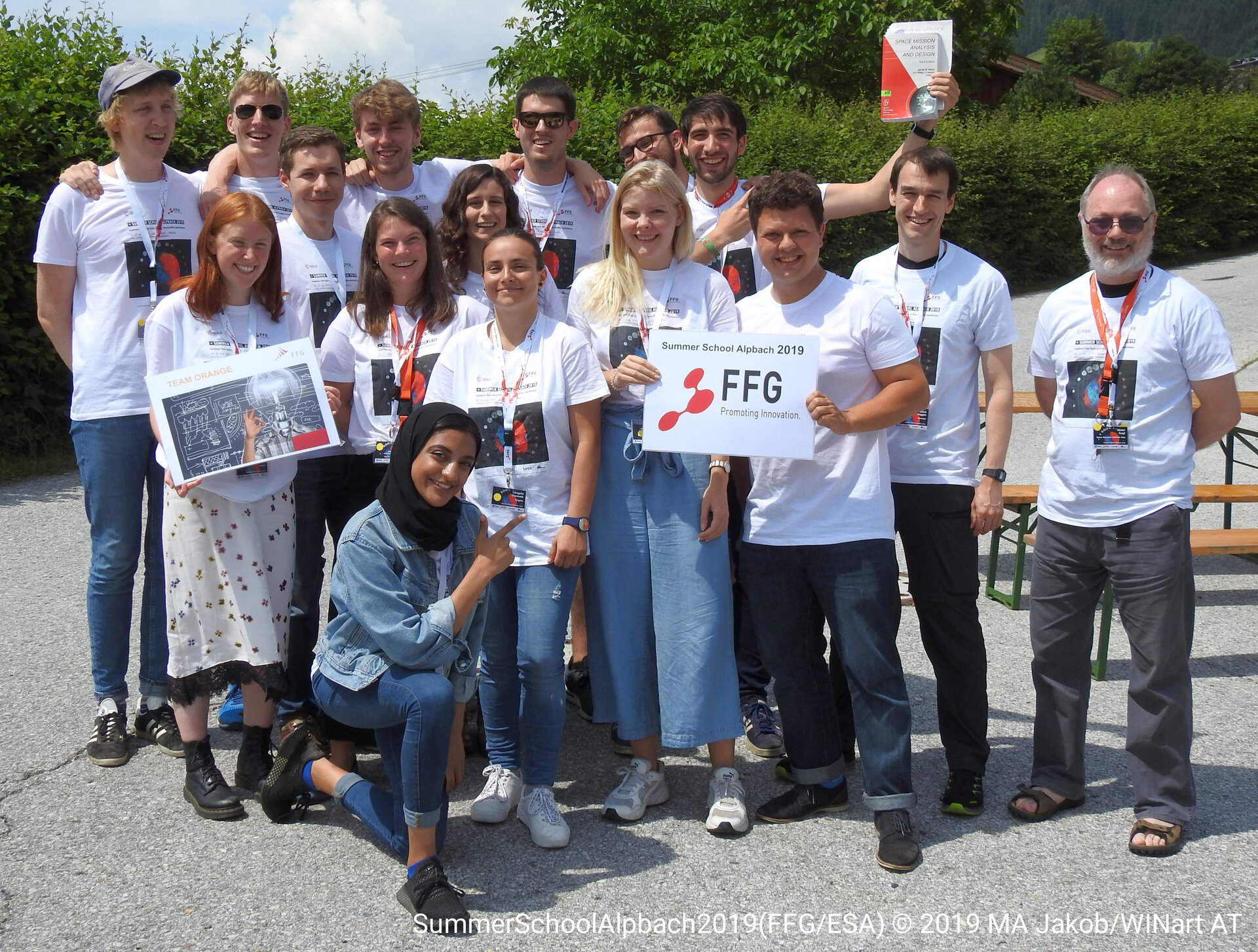 Sommerschule Alpbach Team Orange