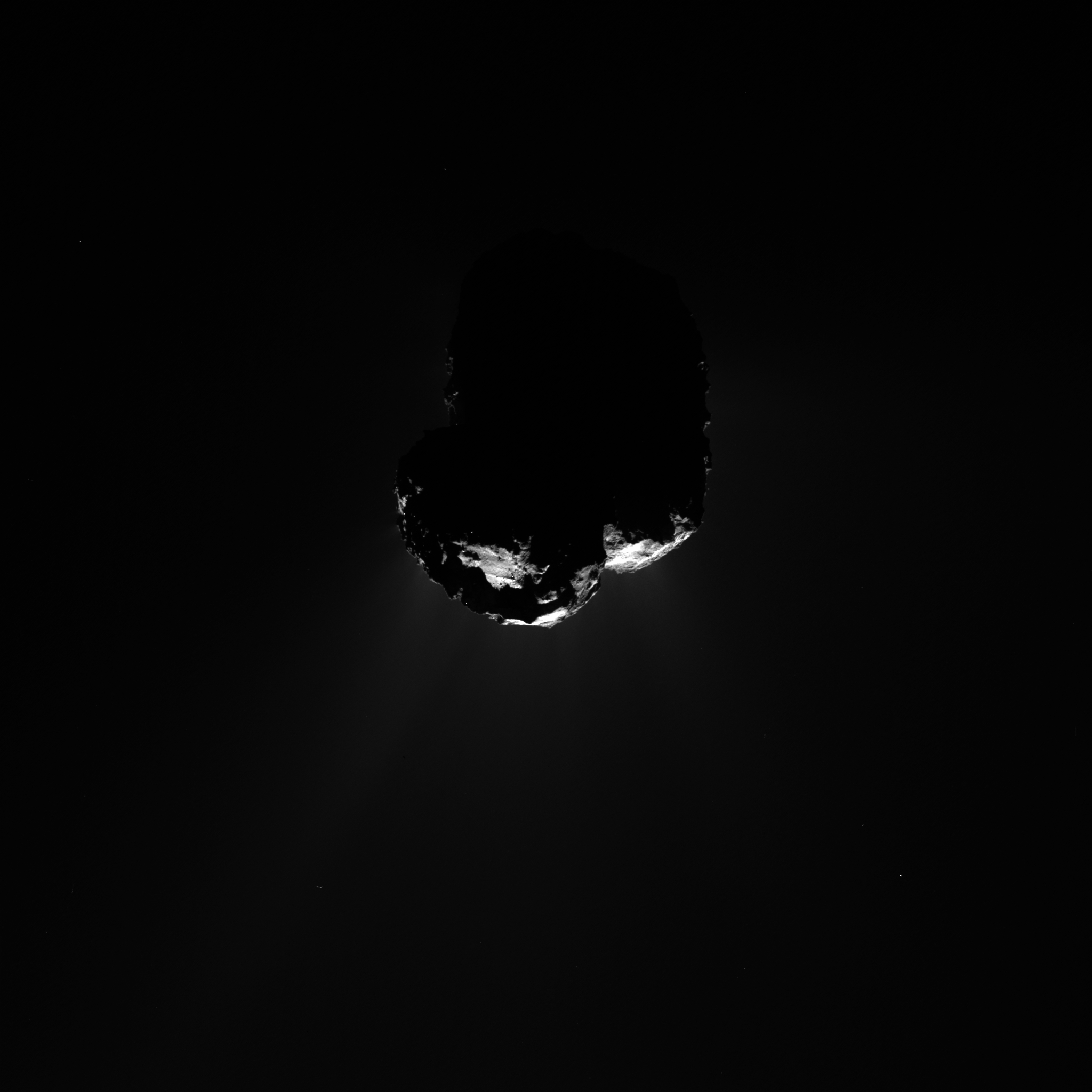 A comet outburst seen by ESA's Rosetta mission