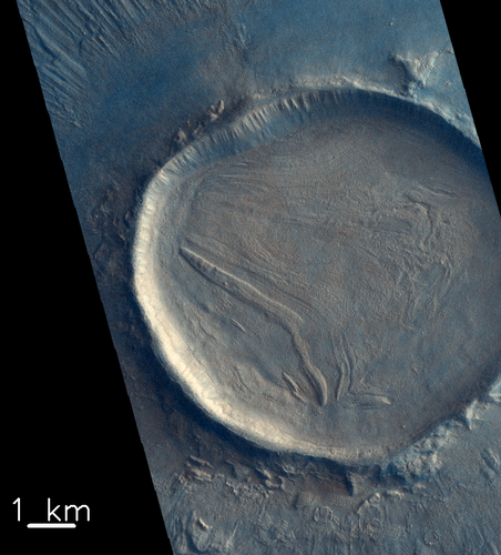 Crater fill
