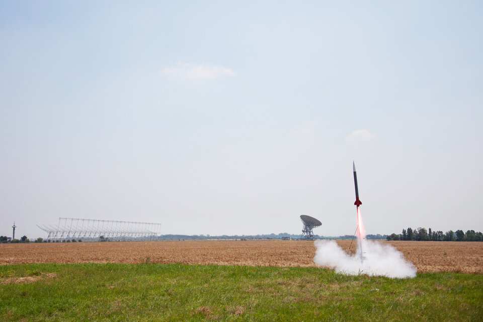 Rocket launch at the 2019 launch campaign