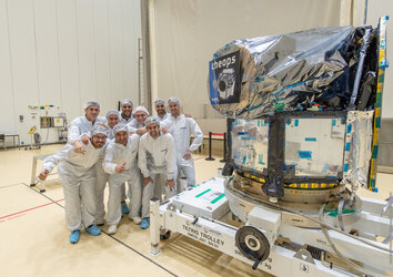 Cheops team in Kourou