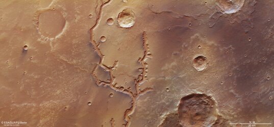 Plan view of Nirgal Vallis