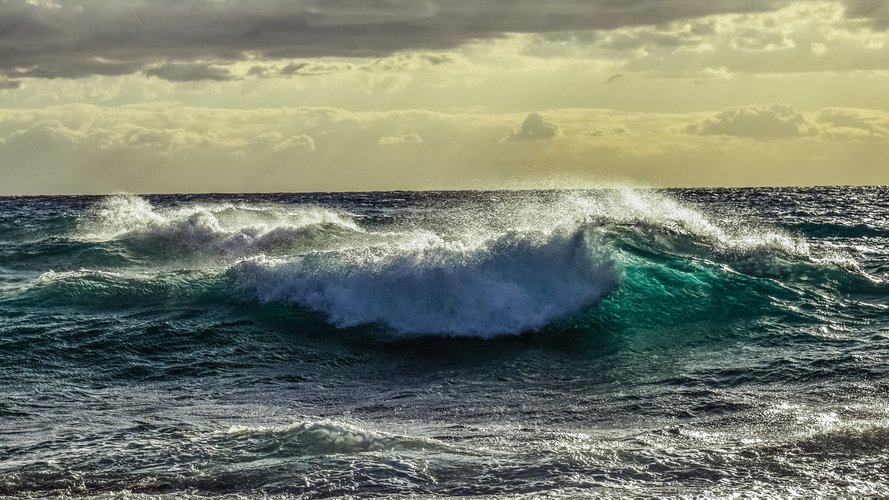 Sea roughness key to carbon flux
