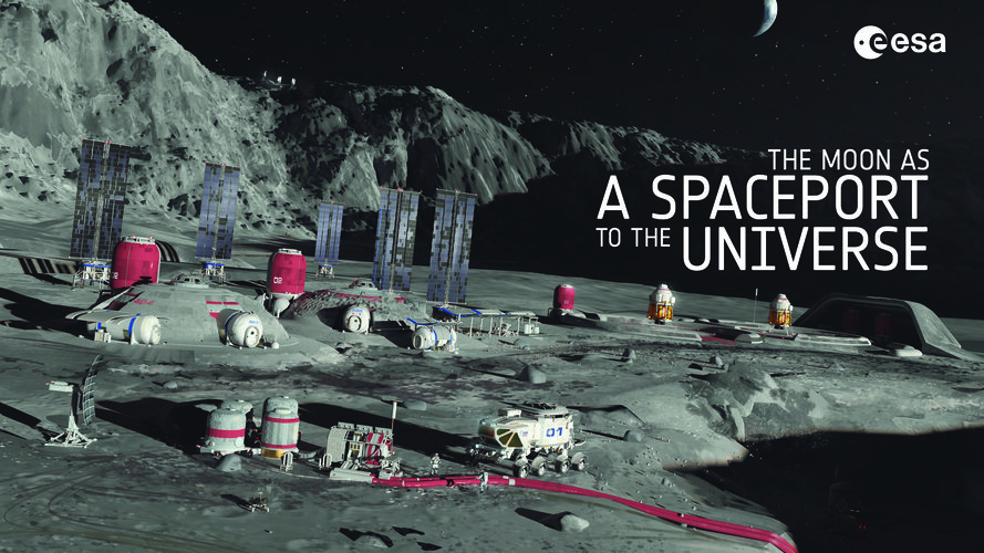 The Moon as a spaceport to the Universe