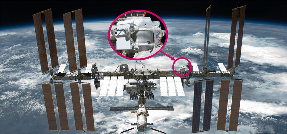 AMS-02 e la Stazione Spaziale Internazionale