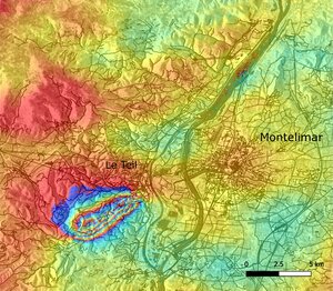 French earthquake interferogram