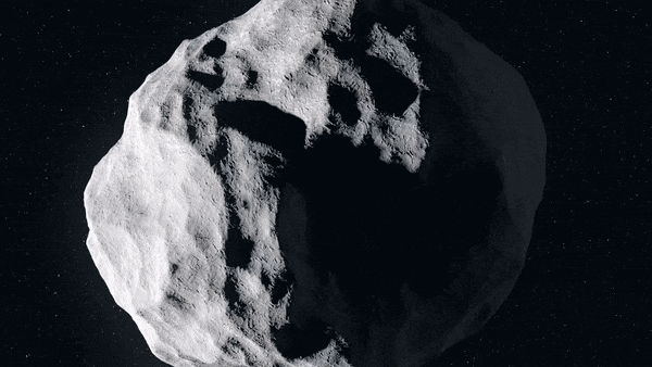 Juventas CubeSat closing on asteroid