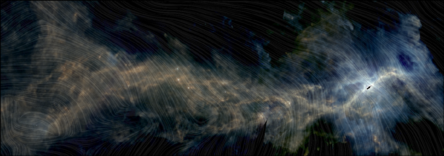 The Orion A molecular cloud viewed by Herschel and Planck