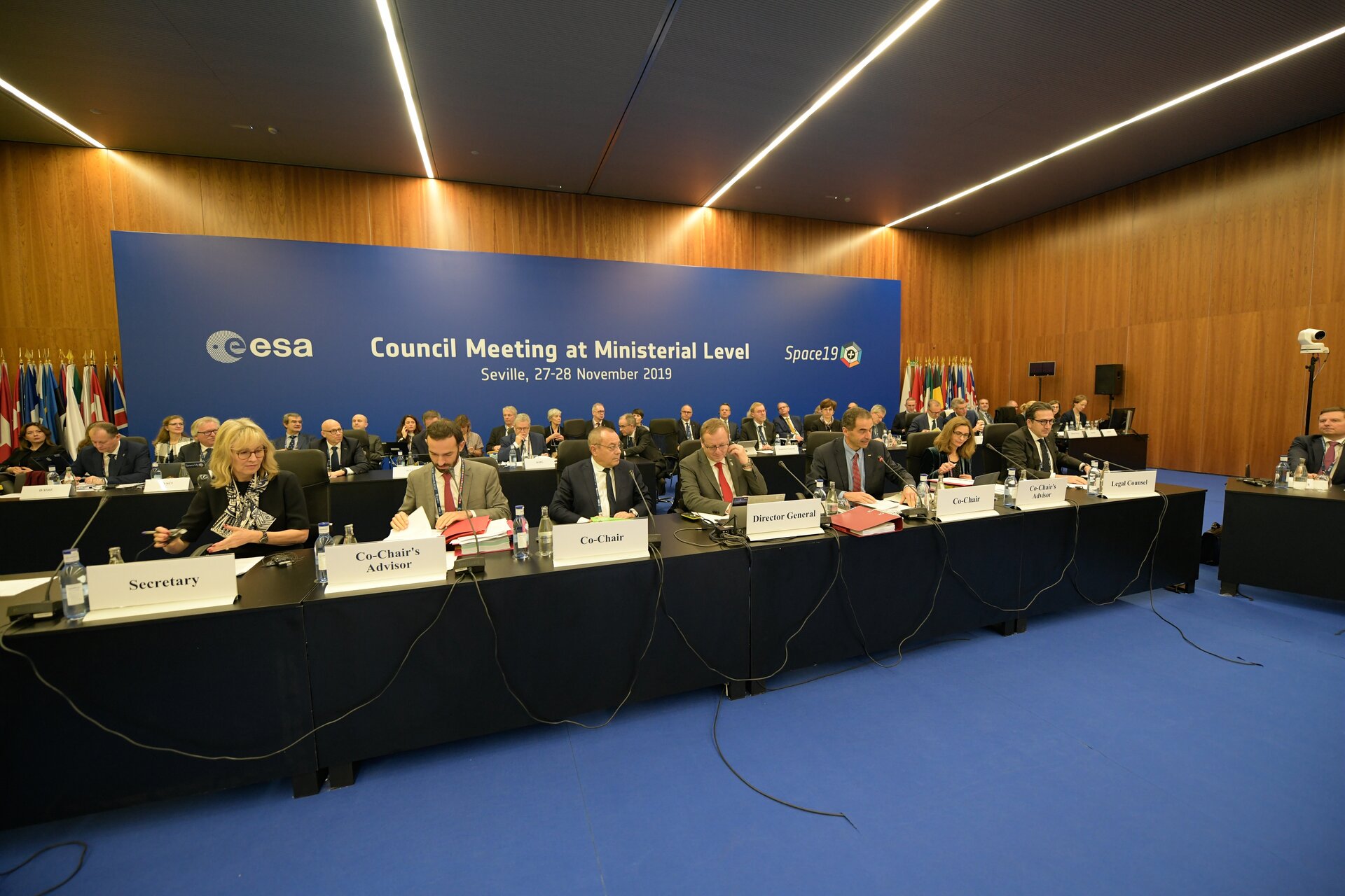 Space19+, the ESA Council at Ministerial level, in Seville, Spain