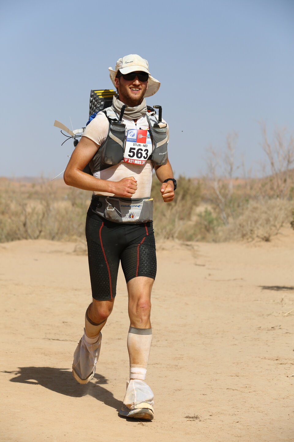 Stijn Thoolen during ultra-marathon