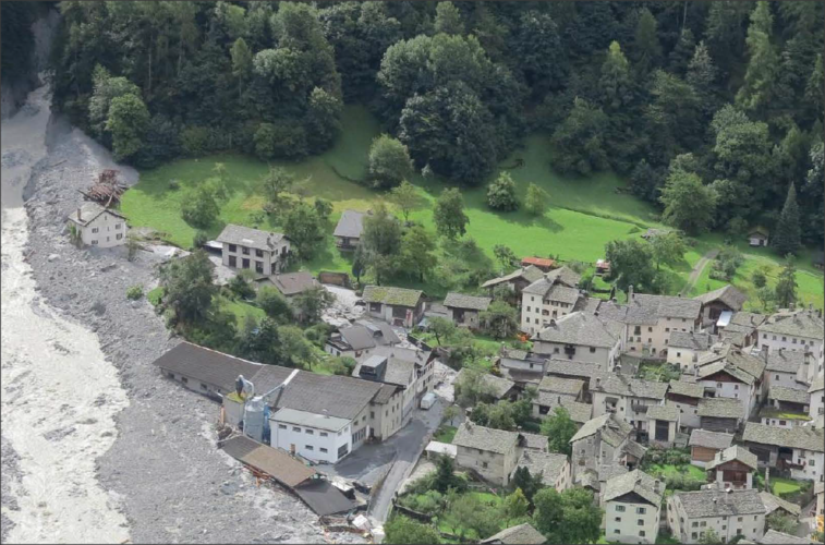 Bondo landslides, Switzerland