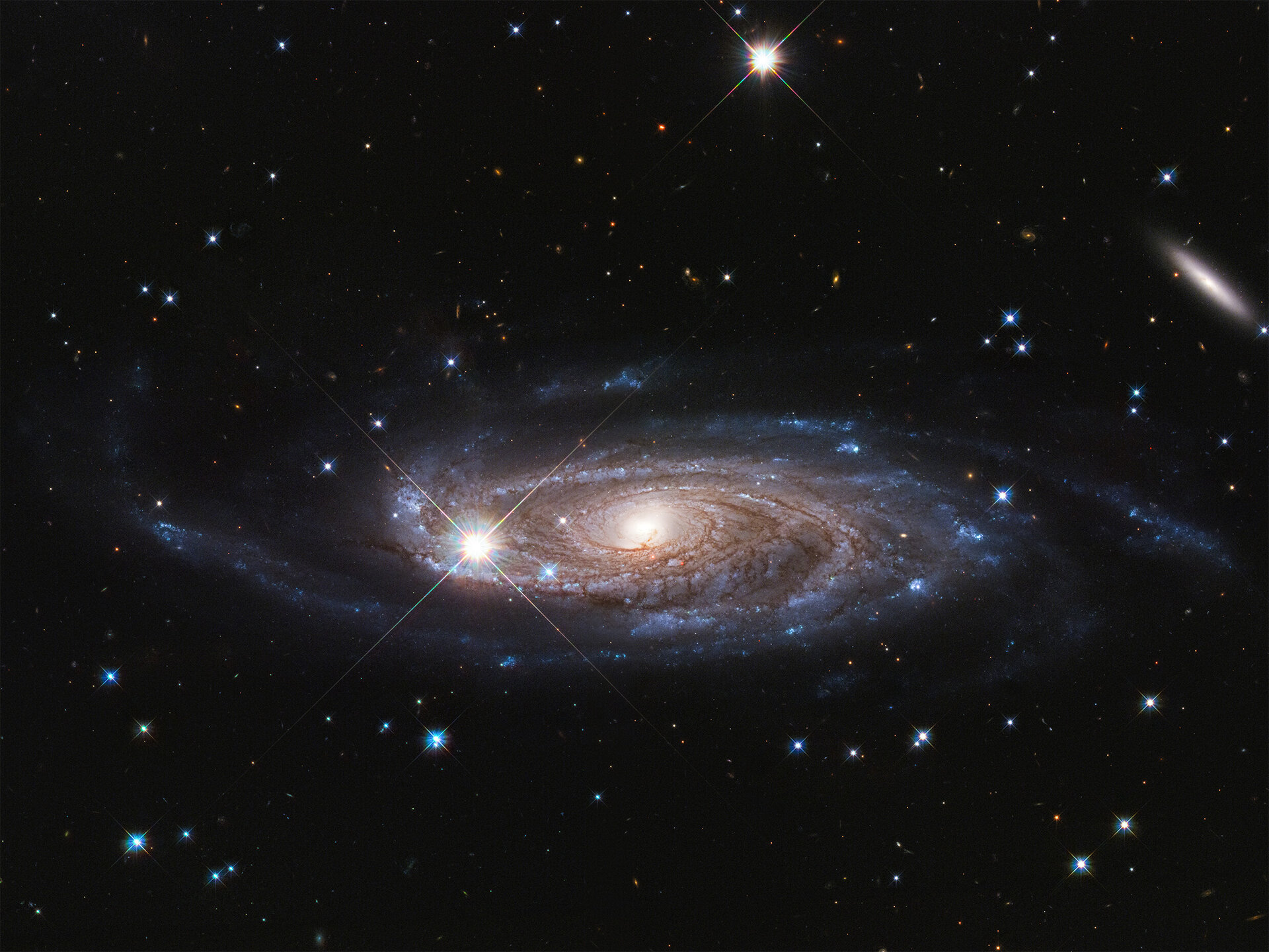 Hubble surveys gigantic galaxy