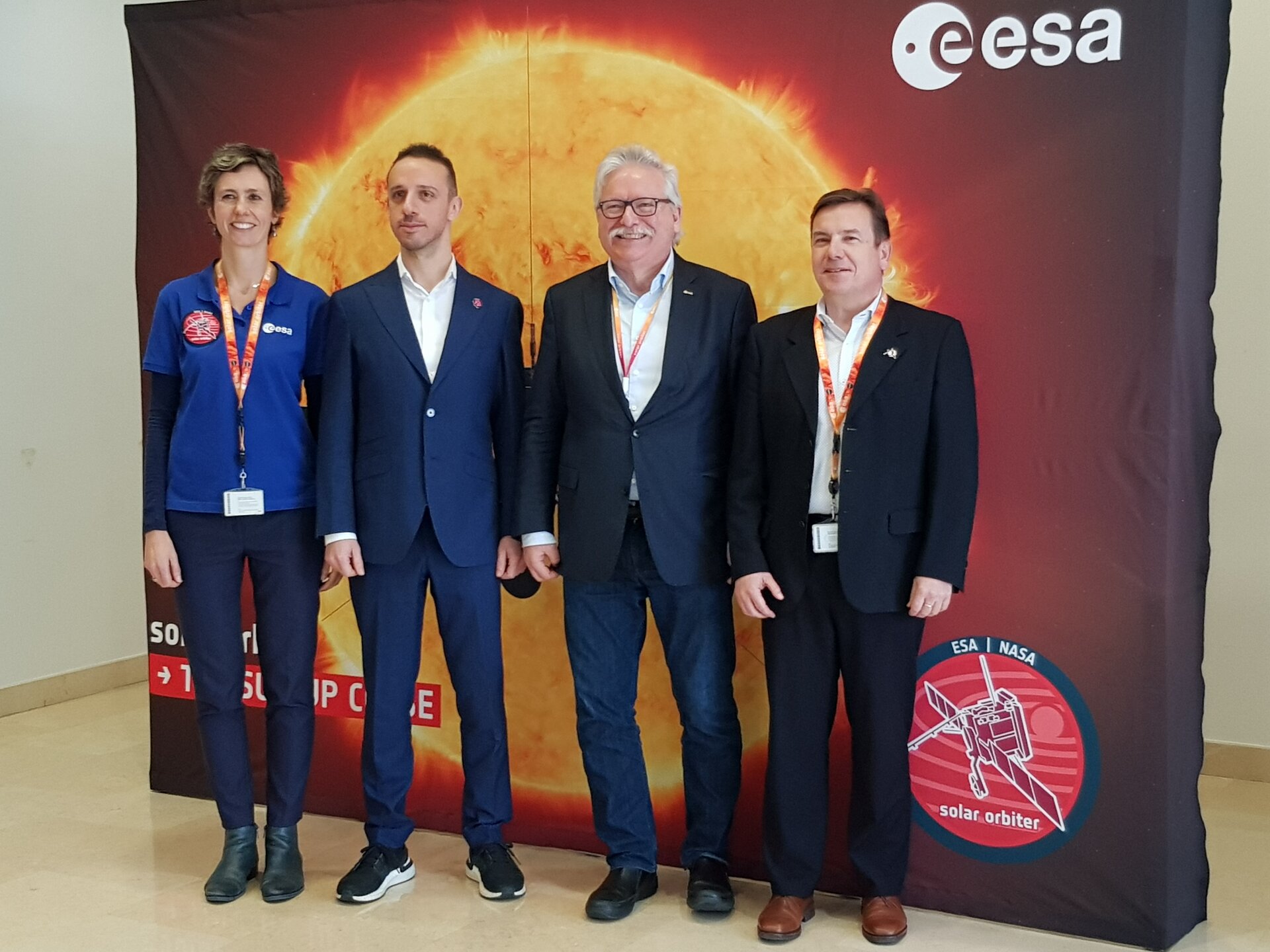 Director de Ciencia de la ESA y parte del equipo de Solar Orbiter, en ESAC 