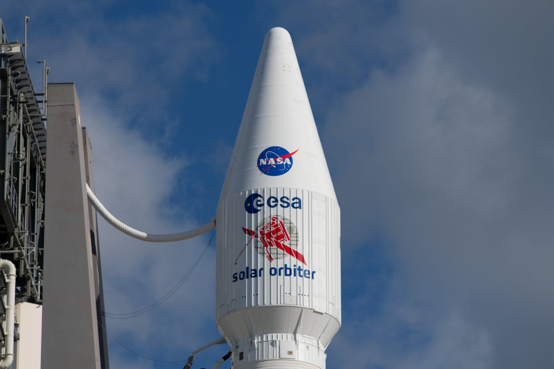 Solar Orbiter at the launch pad