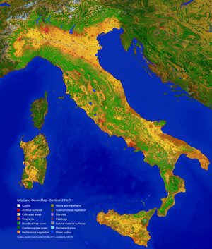 Italy’s land classified