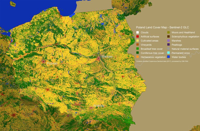 Poland land-cover