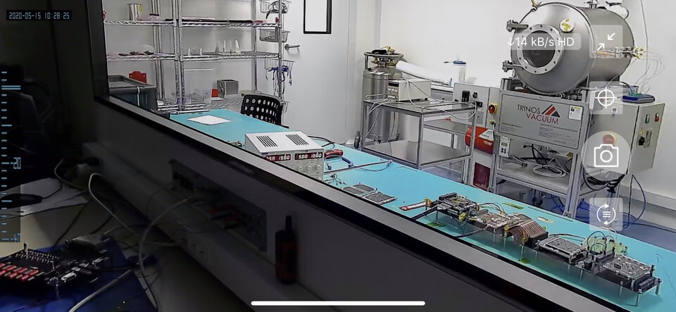 3CAT-4 cleanroom for remote connection 