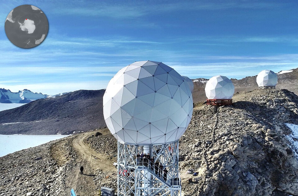 Neue antarktische Bodenstation für Aeolus erhöht Datenfluss