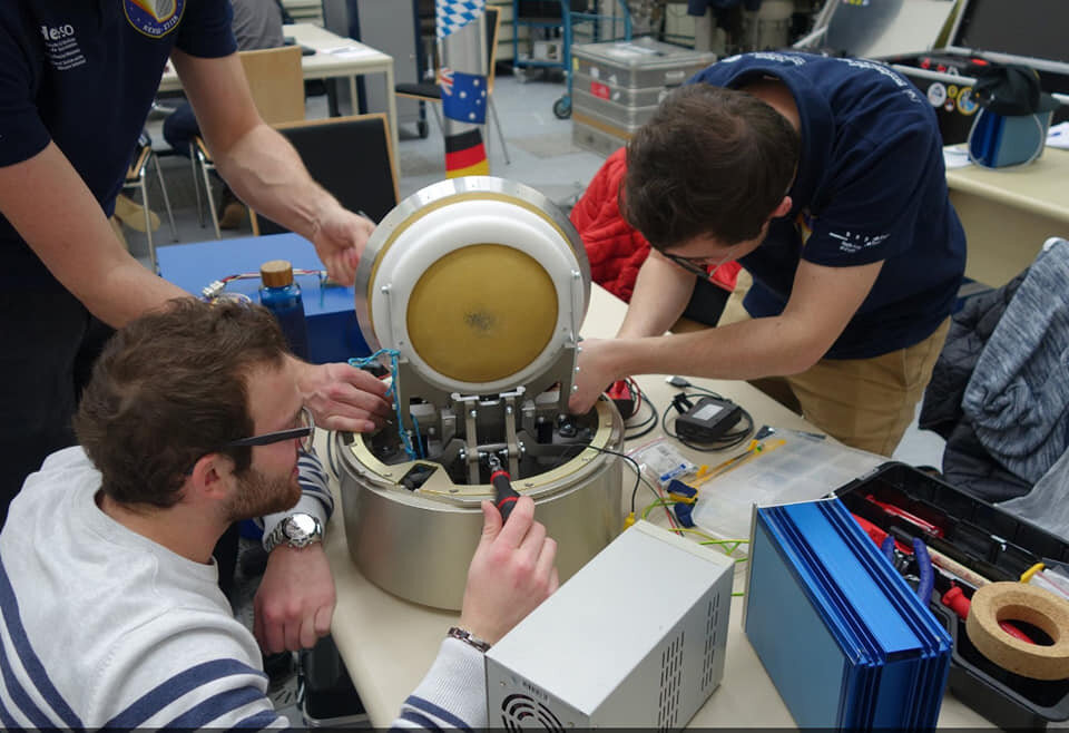 REXUS 27 HADES Team finalising the assembly of their experiment