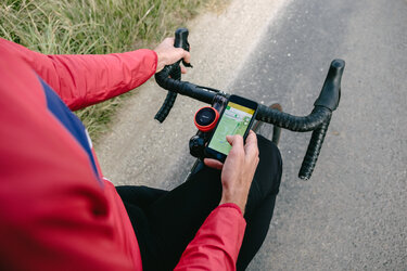 Cyclists can use the app to identify the best route and give directions