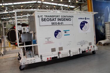 SEOSAT-Ingenio transport container
