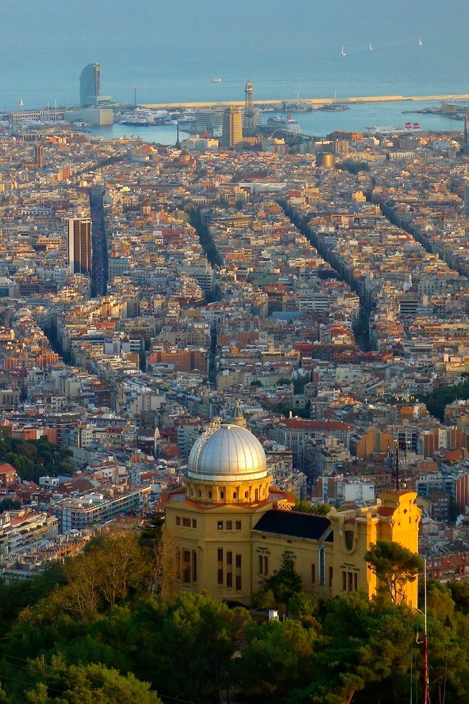 View of Barcelona from the Fabra Observatory