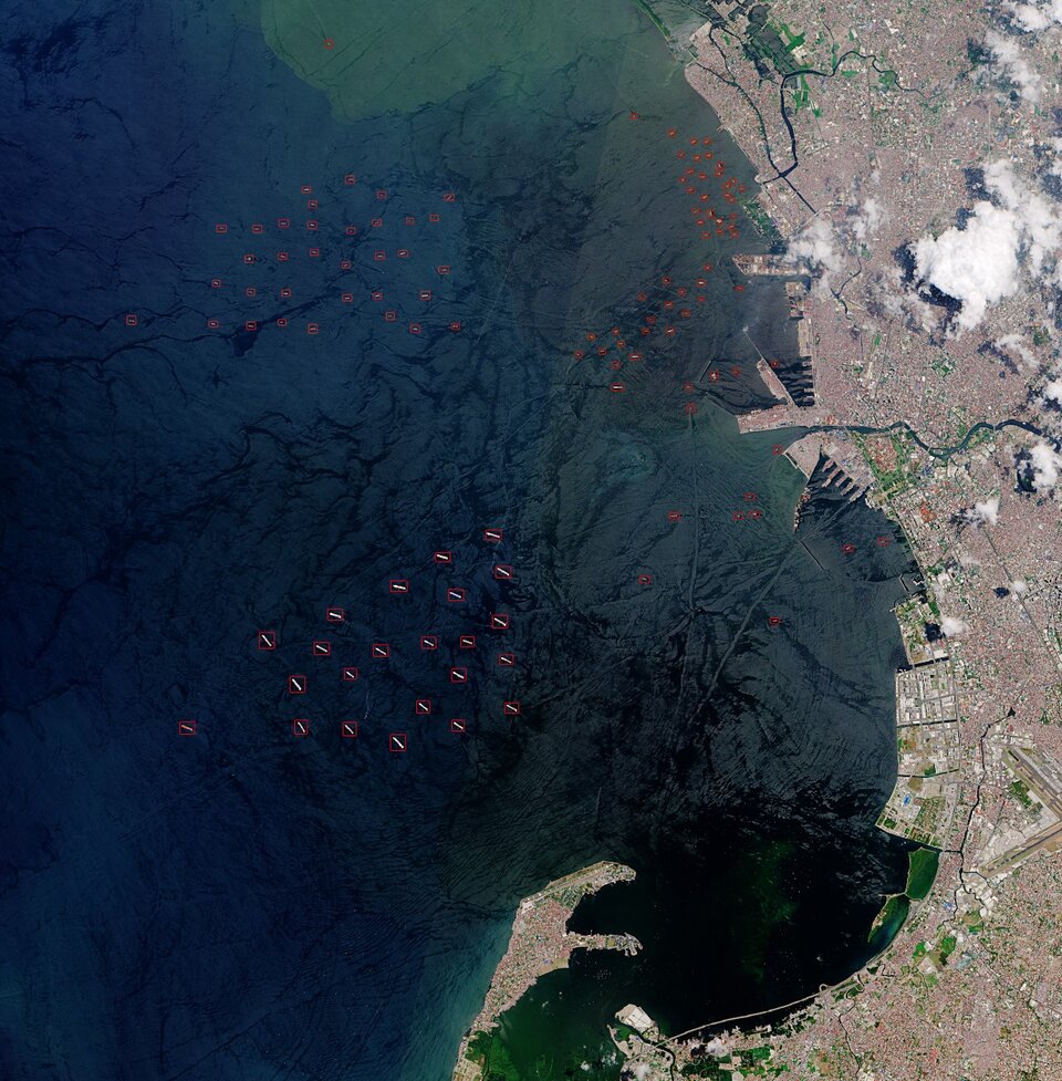 Detection of vessels from space