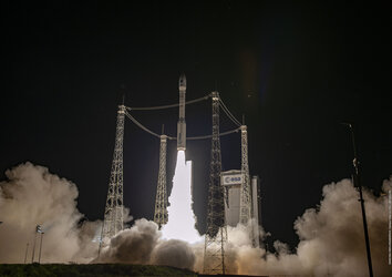 Vega lifts off on its first rideshare launch dedicated to light satellites using its new Small Spacecraft Mission Service dispenser.