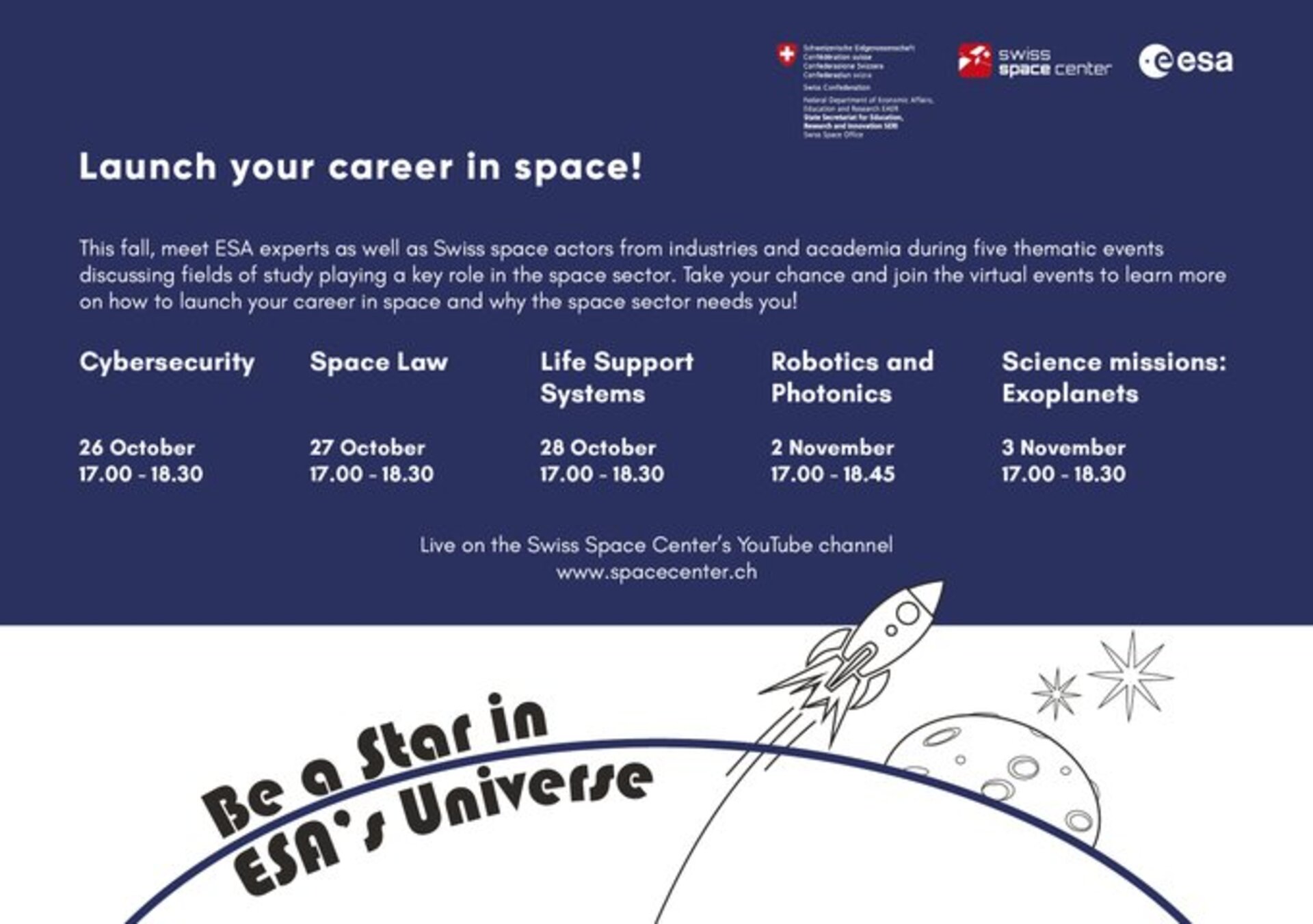 Be a Star in ESA’s Universe 2020