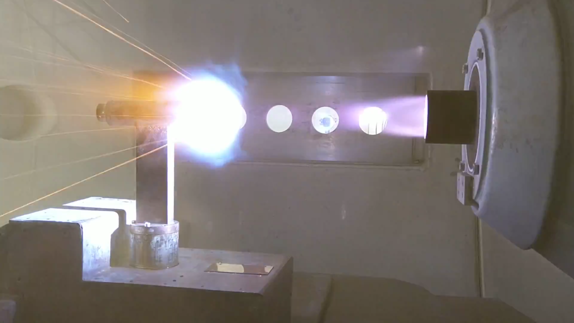 Plasma wind tunnel testing of flax composite panels