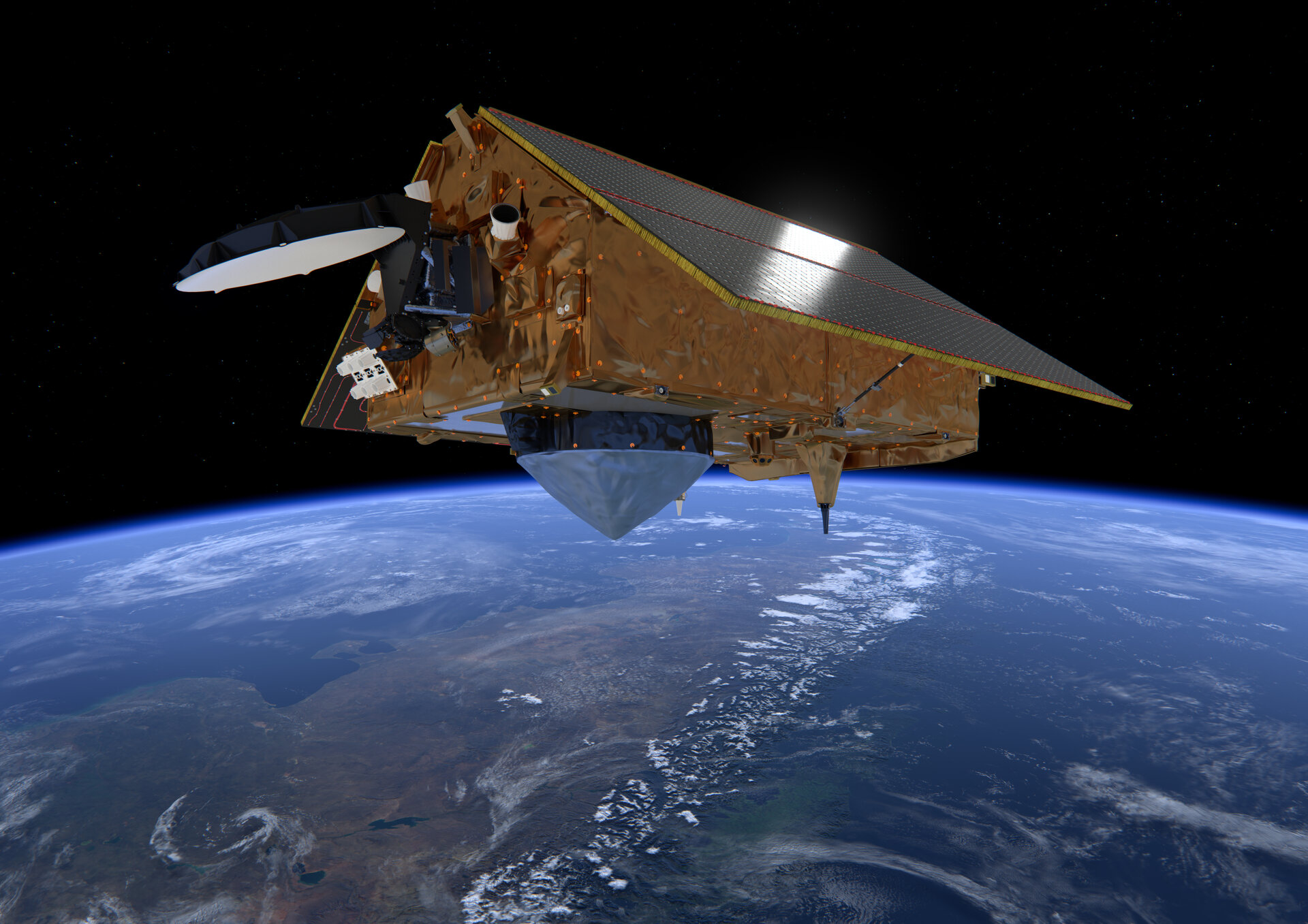 Copernicus Sentinel-6 über den Anden
