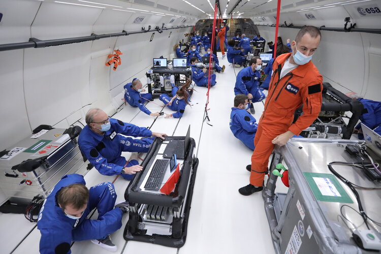 Inside ESA's 73rd parabolic flight