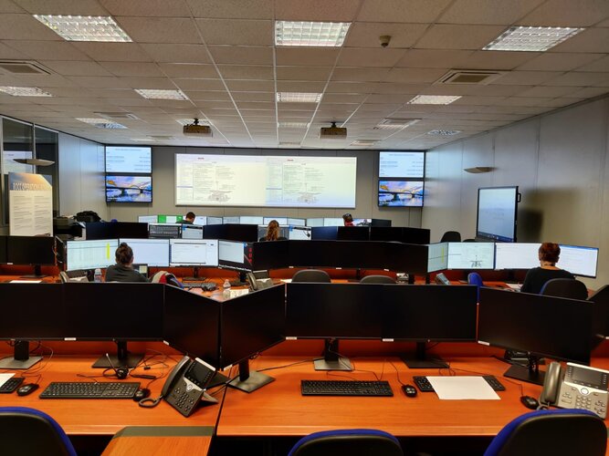 Rover control room