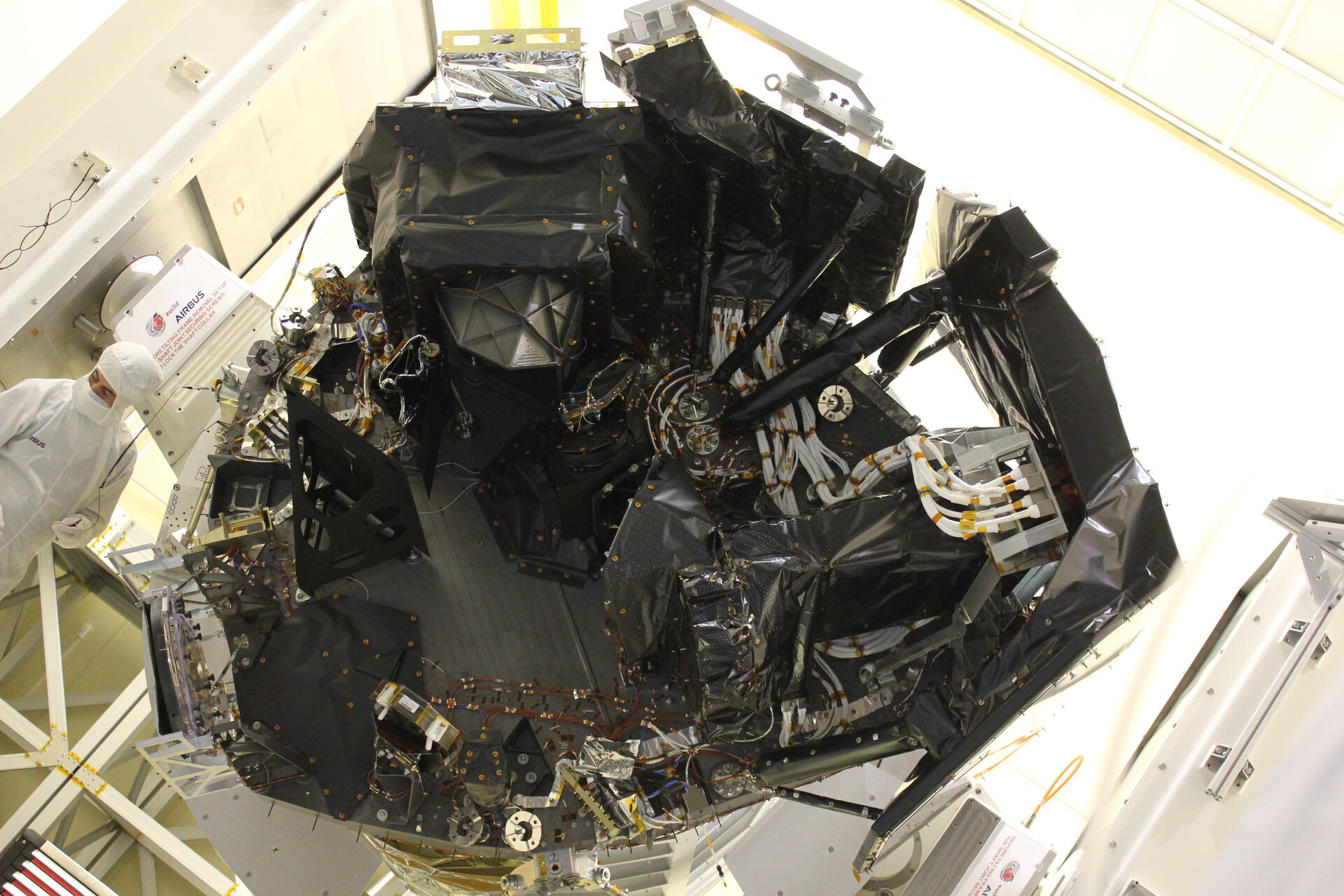 Instruments installed on Euclid spacecraft