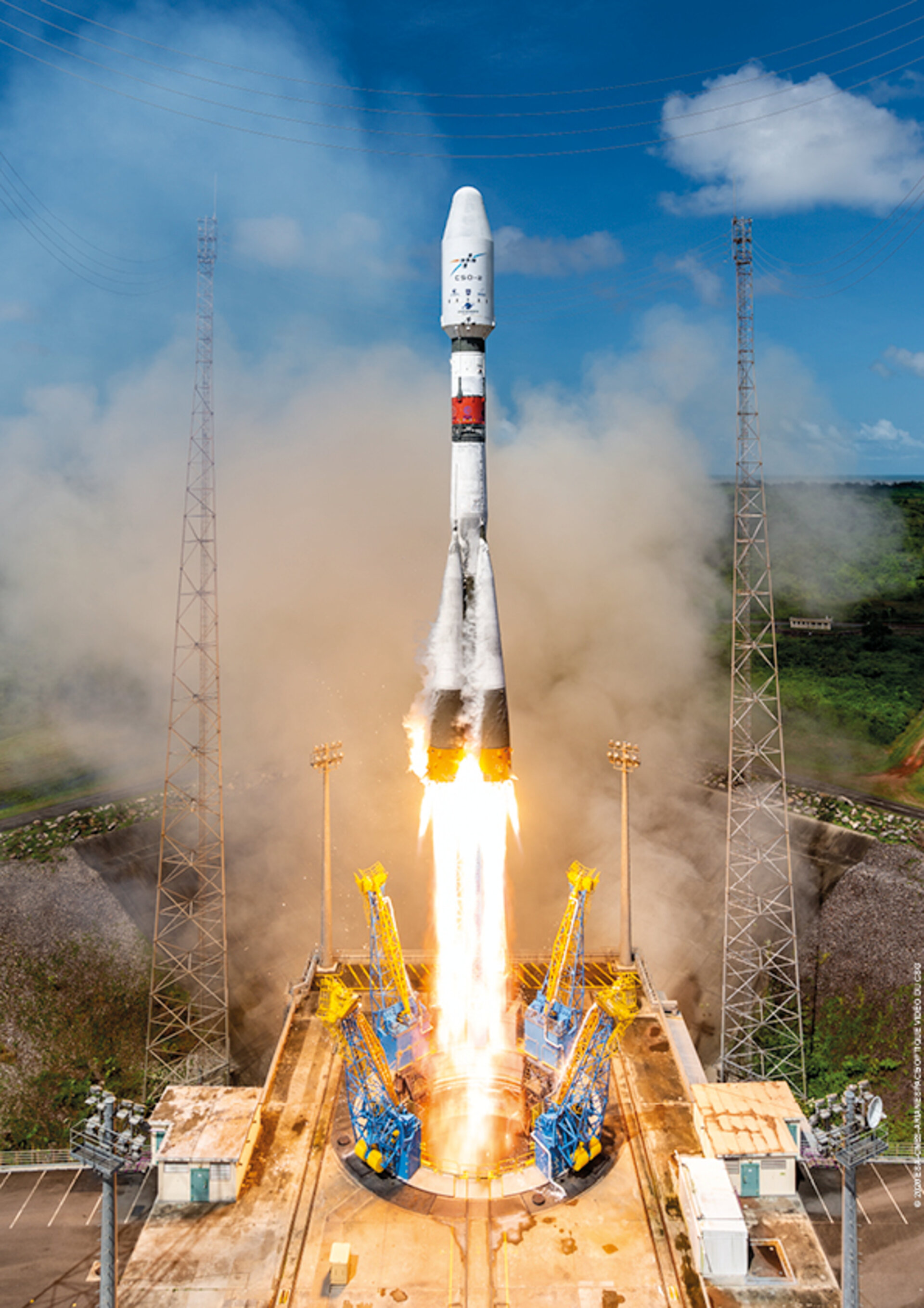 Liftoff of Soyuz flight VS25