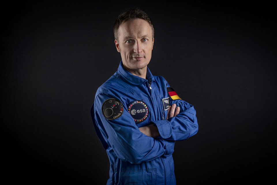 L'astronaute allemand de l'ESA Matthias Maurer