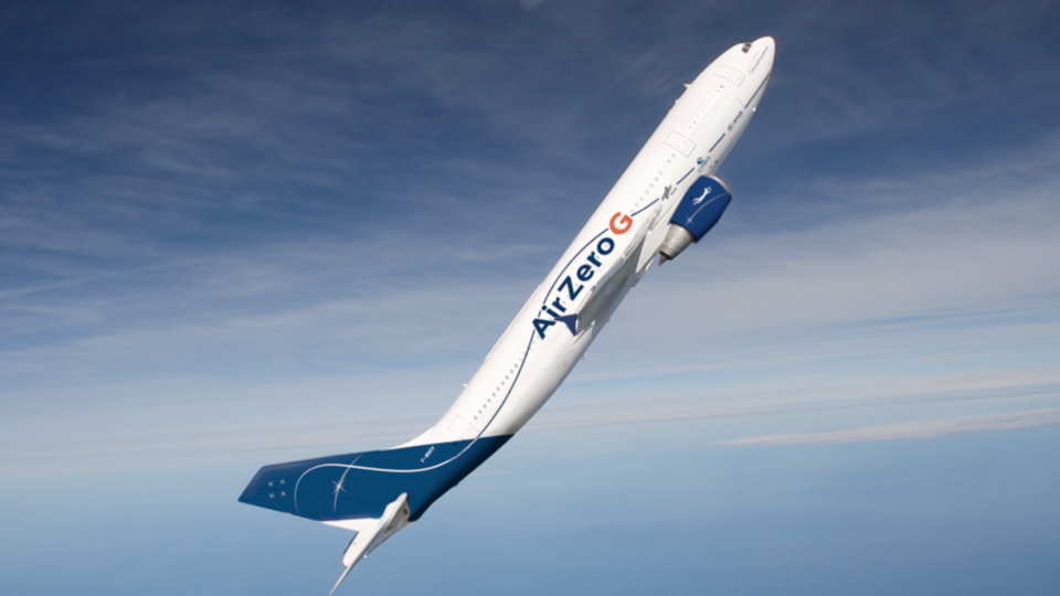 Novespace’s AirZeroG A310 aircraft in its new livery