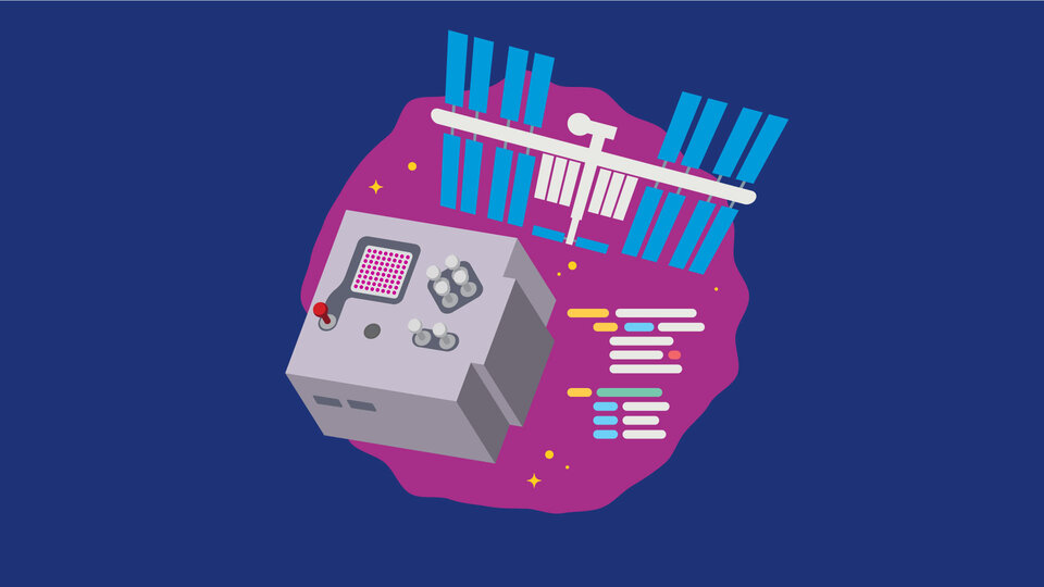 Run experiments on the ISS using Astro Pi key visual