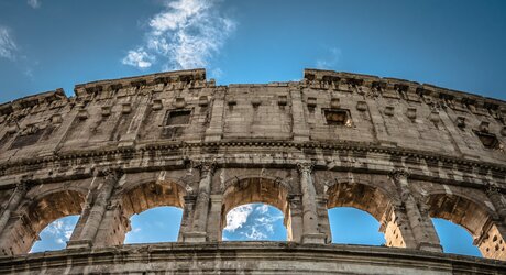 The colosseum in Rome