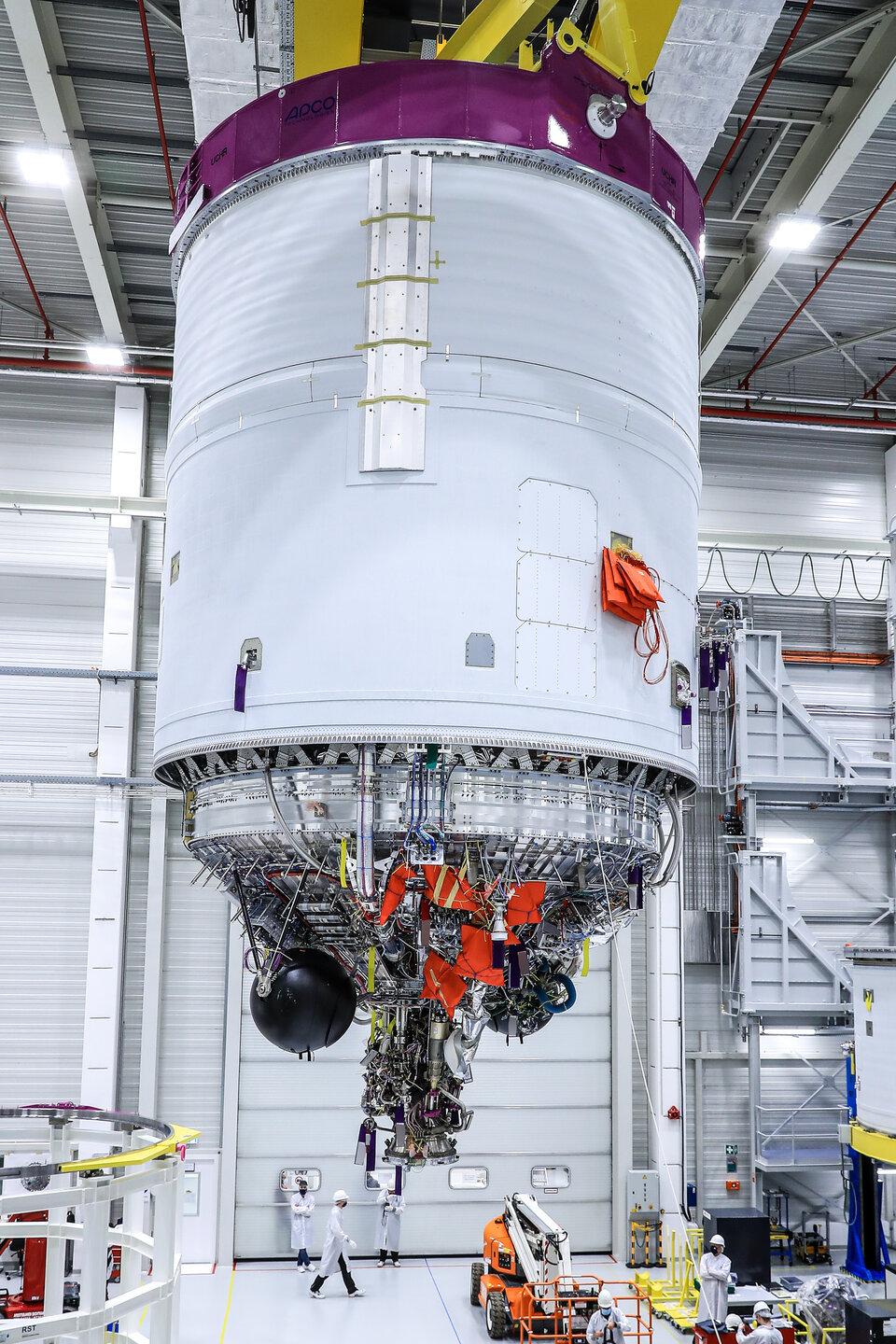 L'étage supérieur complet d'Ariane 6