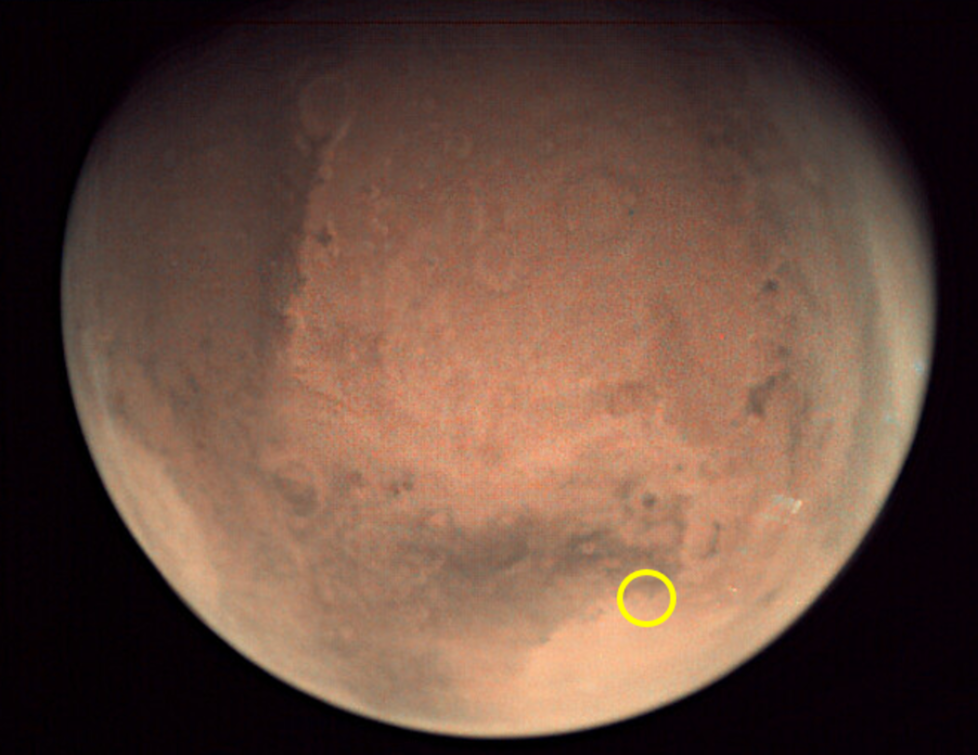 The Mars Webcam images NASA rover's landing region