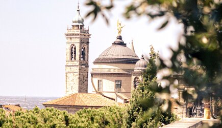 Bergamo in north Italy