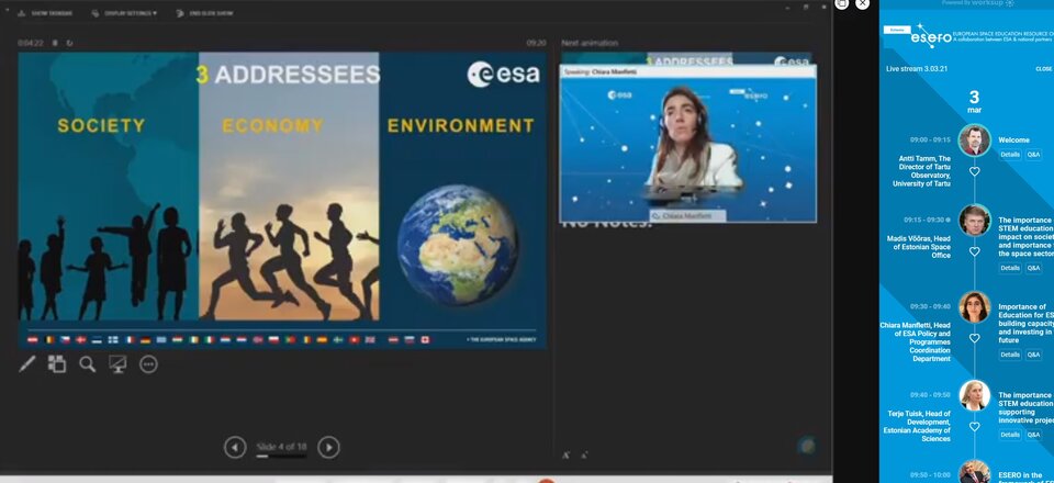 ESERO Estonia virtual launch 
