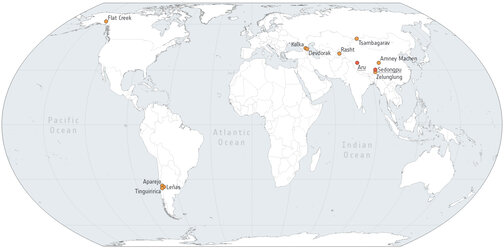 Global occurrence of glacier detachments