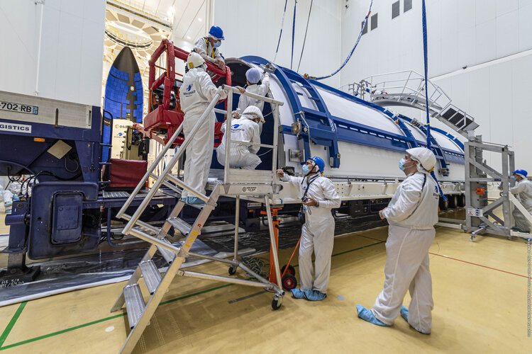 First Ariane 6 fairing at Europe’s Spaceport