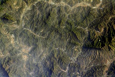 Great Wall of China from space
