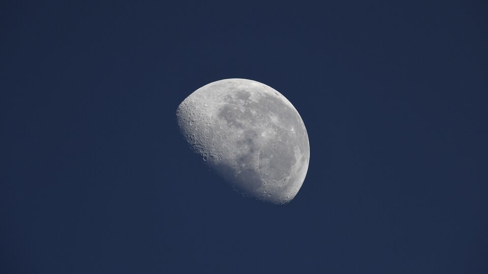 The Moon seen from the International Space Station