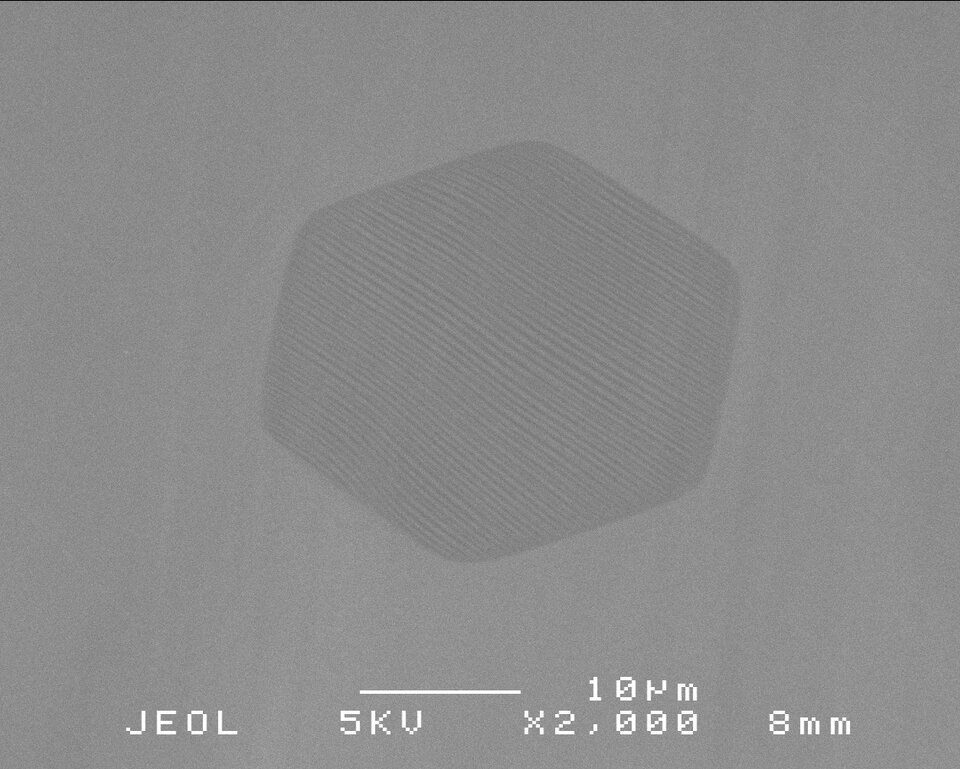 Microscopic view of graphene sheet